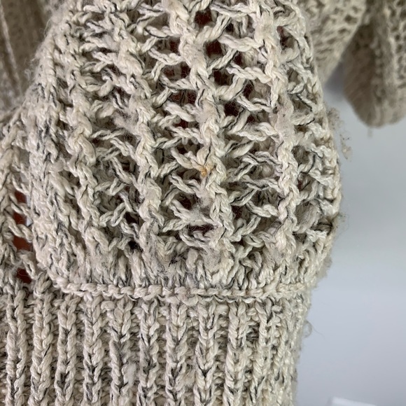 Free people gone fishing openknit slouchy cardigan - Picture 4 of 7